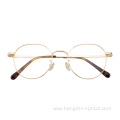 Simple Design Fashion Thin Original Men Glasses Frames Women Metal Leg Eyeglasses